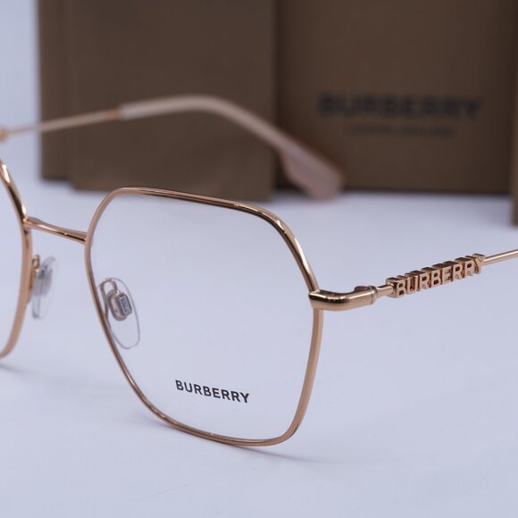 Burberry BE1381 1337 Geometric Eyeglasses 54mm – Rose Gold - Picture 5 of 11